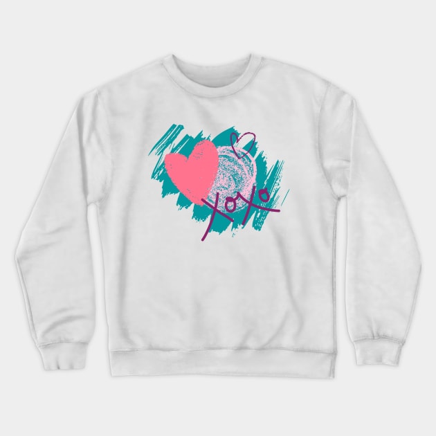 XOXO Crewneck Sweatshirt by Life Happens Tee Shop